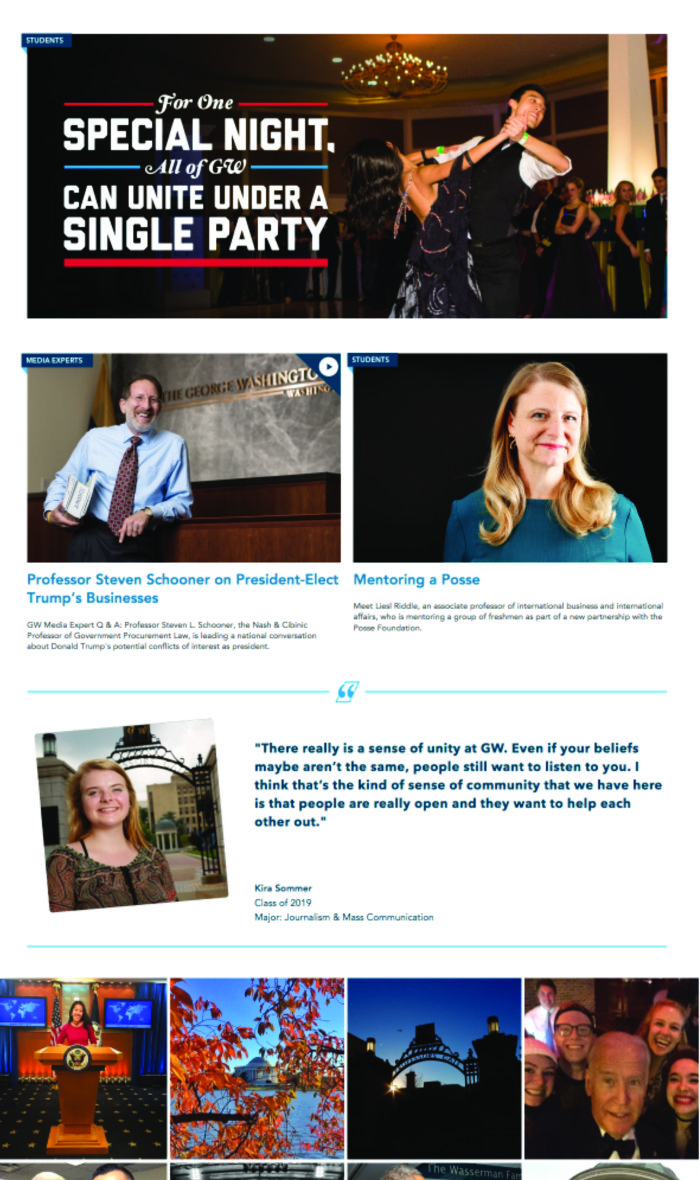 GWU web design