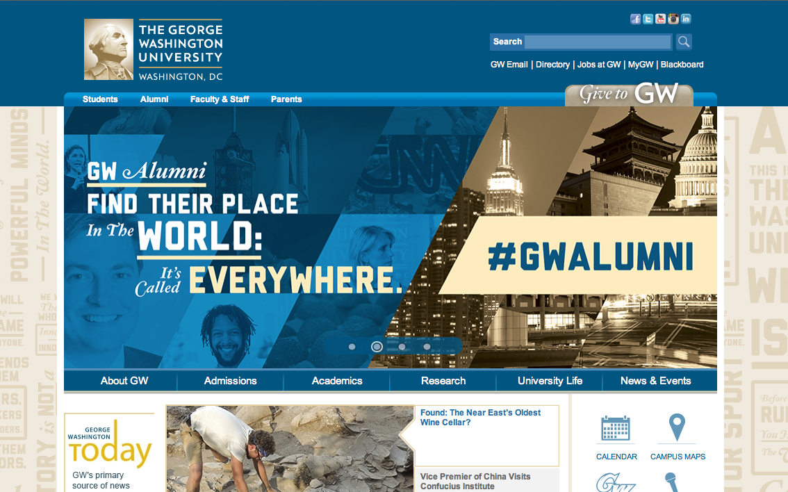 GWU website